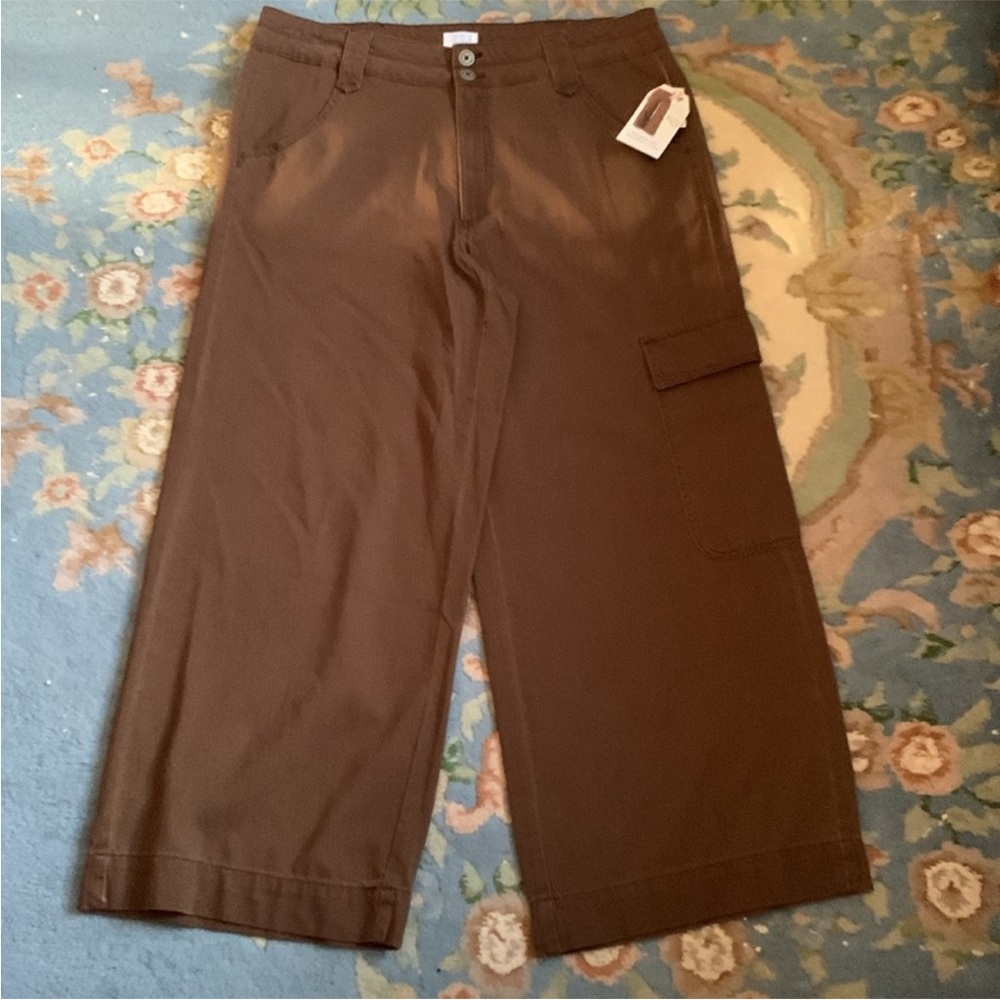 Time and Tru Brown High Rise Wide Leg Pants